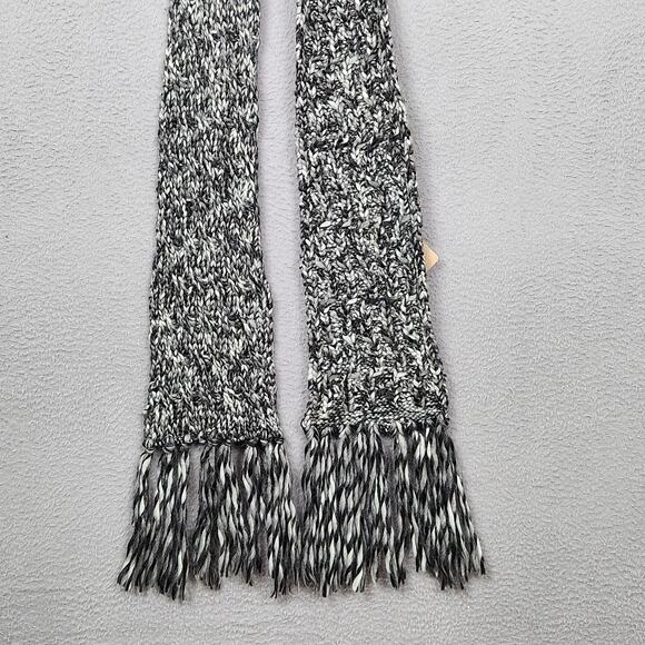 Columbia Scarf Womens One Size Gray Simply Spun Marled Knit Fringe Winter - Picture 6 of 11